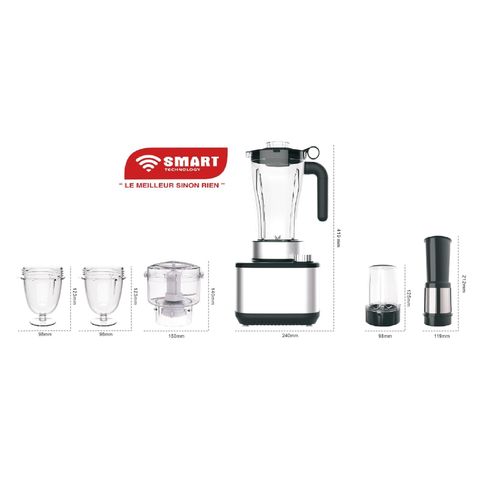 SMART TECHNOLOGY BLENDER SMART MULTI-FONCTION 4 EN 1-STPE-8031P