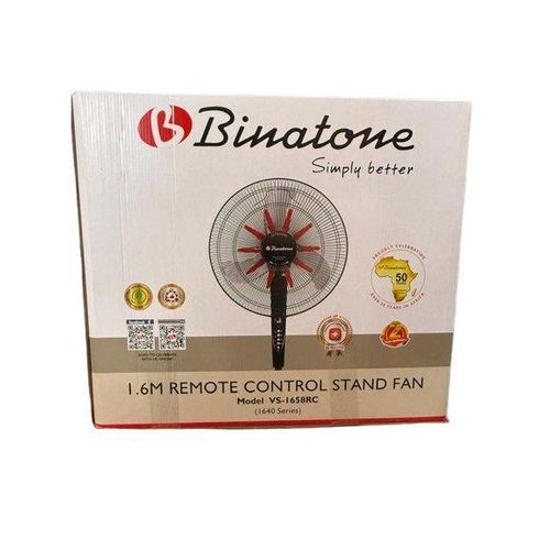 Binatone Ventilateurs sur pied 16'' AVEC COMMANDE VS-1658