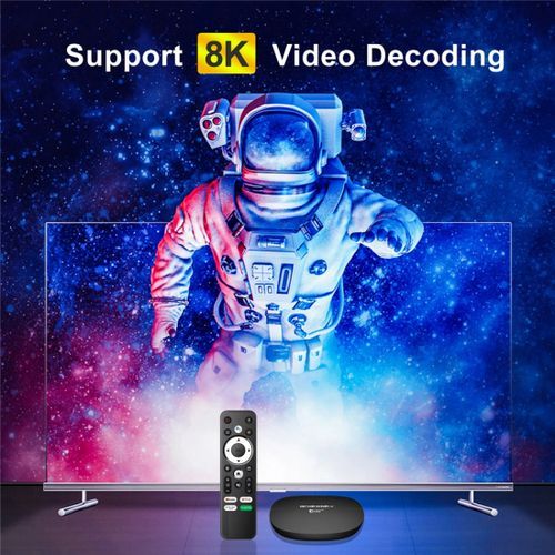 TV98 TV Box Android 13.0 8K HD Lecteur Multimédia 2G + 16G Décodeur